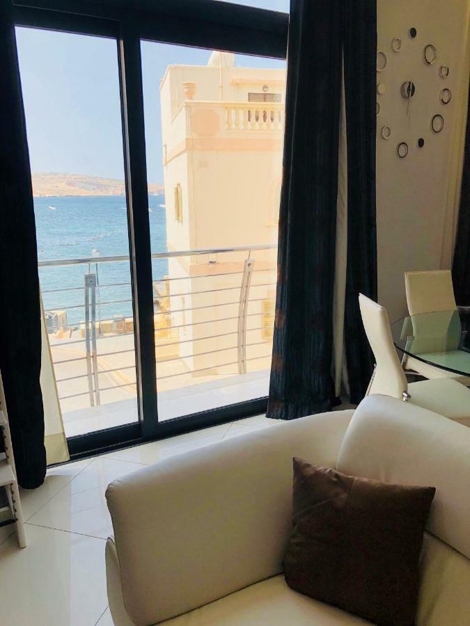 Ferienwohnung Window On The Sea St. Paul's Bay Exterior foto